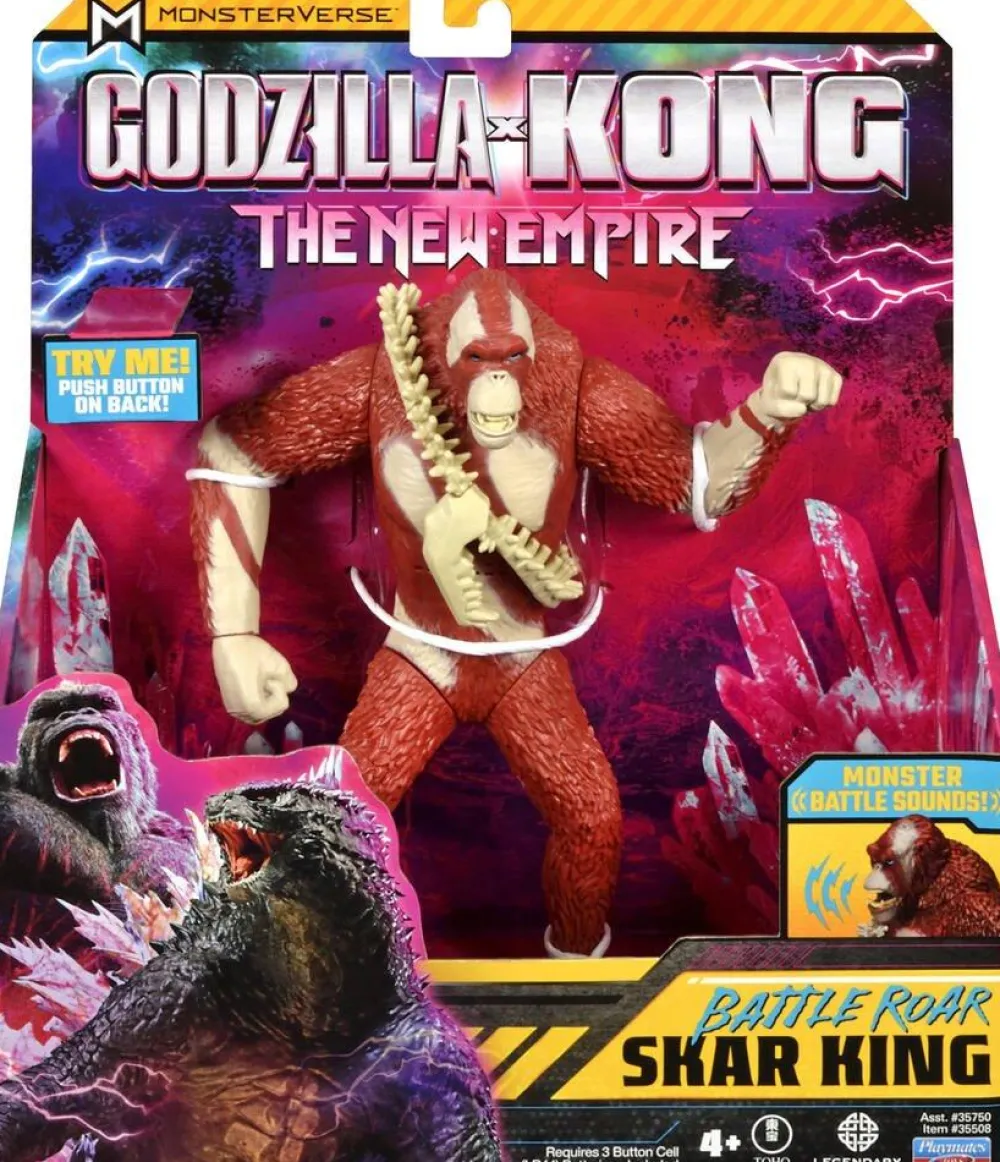 Giochi Preziosi GODZILLA X KONG 2 - FIGURINE DELUXE ARTICULEE DE 18 CM ELECTRONIQUE - SKAR KING^ Les Figurines Interactives Et À Fonction