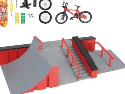 TEAM City Grand skatepark avec modules^ Les Figurines Interactives Et À Fonction