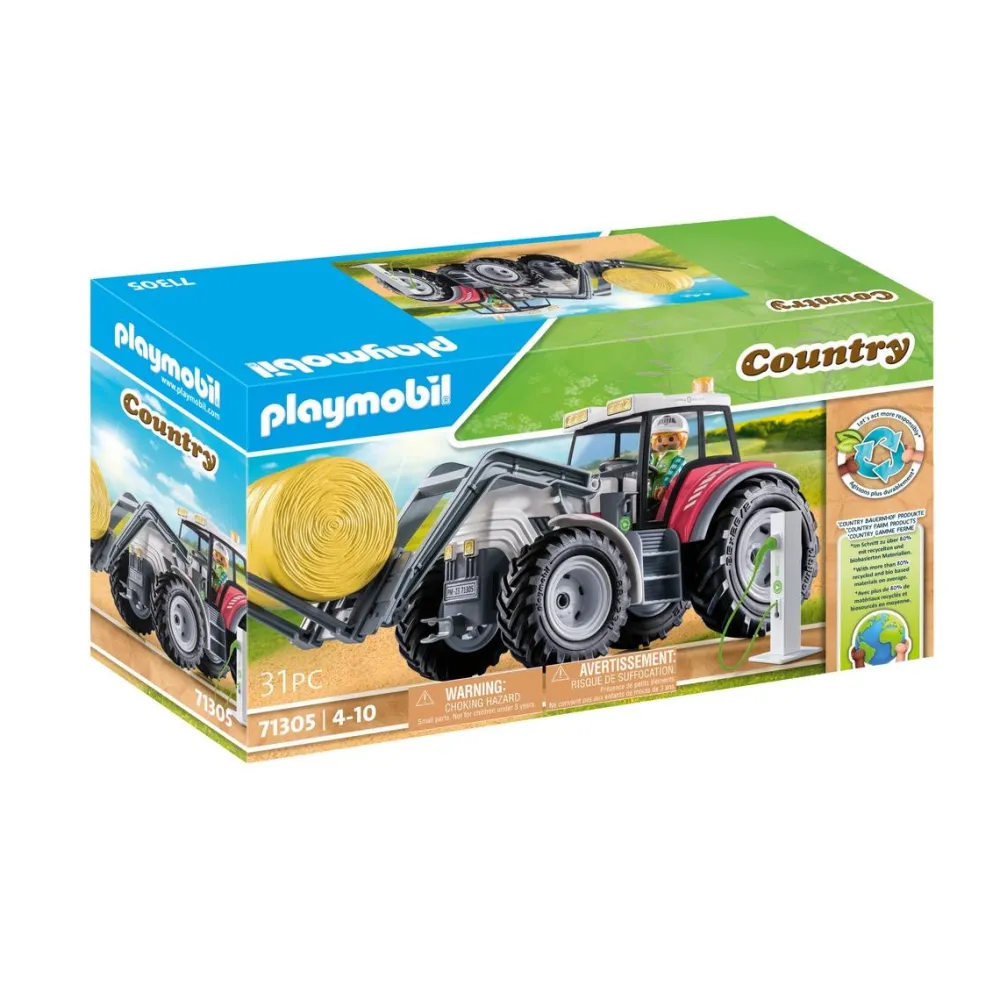 Playmobil Grand tracteur électrique - 71305^ Véhicules Agricoles Et De Chantier