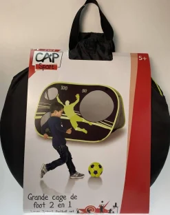 CAP Grande Cage de Football Pop Up 2 En 1^ Sports Et Ballons