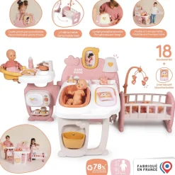 Smoby Grande maison des bébés Baby Nurse^ Mobilier Pour Poupons