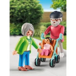 Playmobil Grands-parents avec bébé My life 71613^ La Ville, La Police Et Les Secours