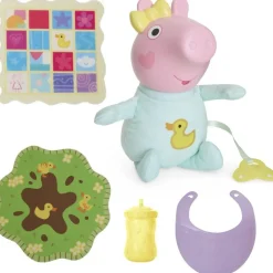 Hasbro Gros câlins Evie - Petite sœur de Peppa Pig^ Peluches Électroniques Interactives