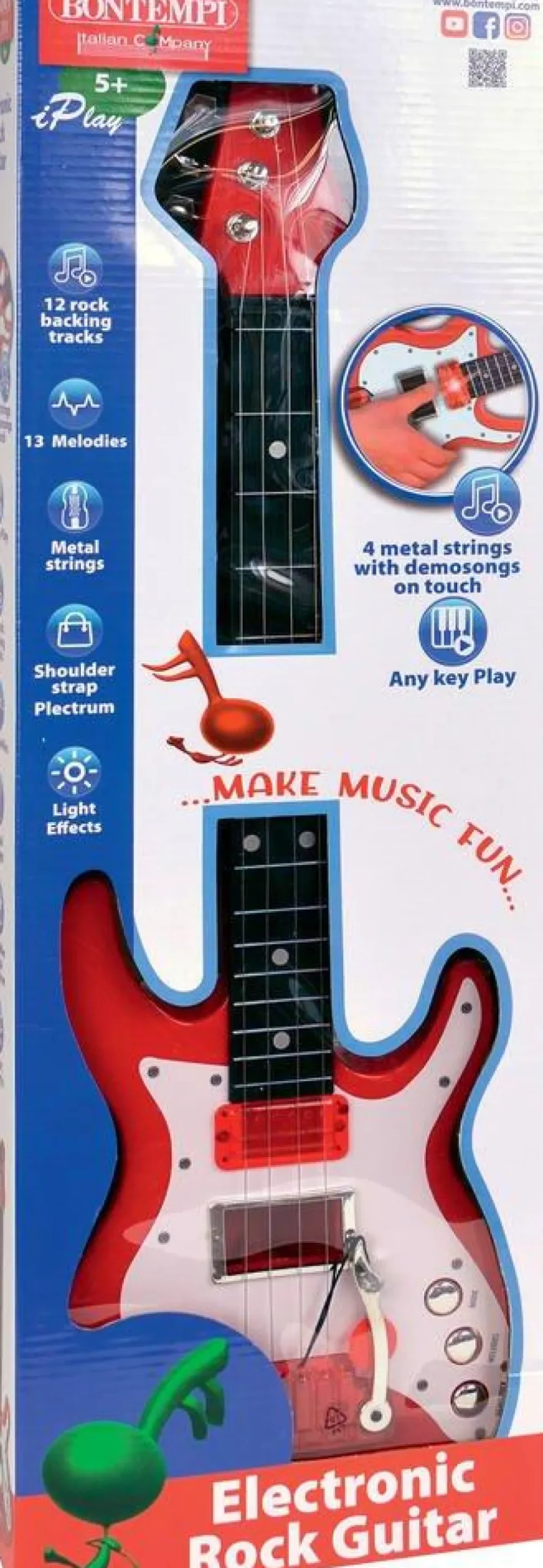 Bontempi Guitare Électronique Rock^ Pianos, Guitares Et Instruments À Cordes