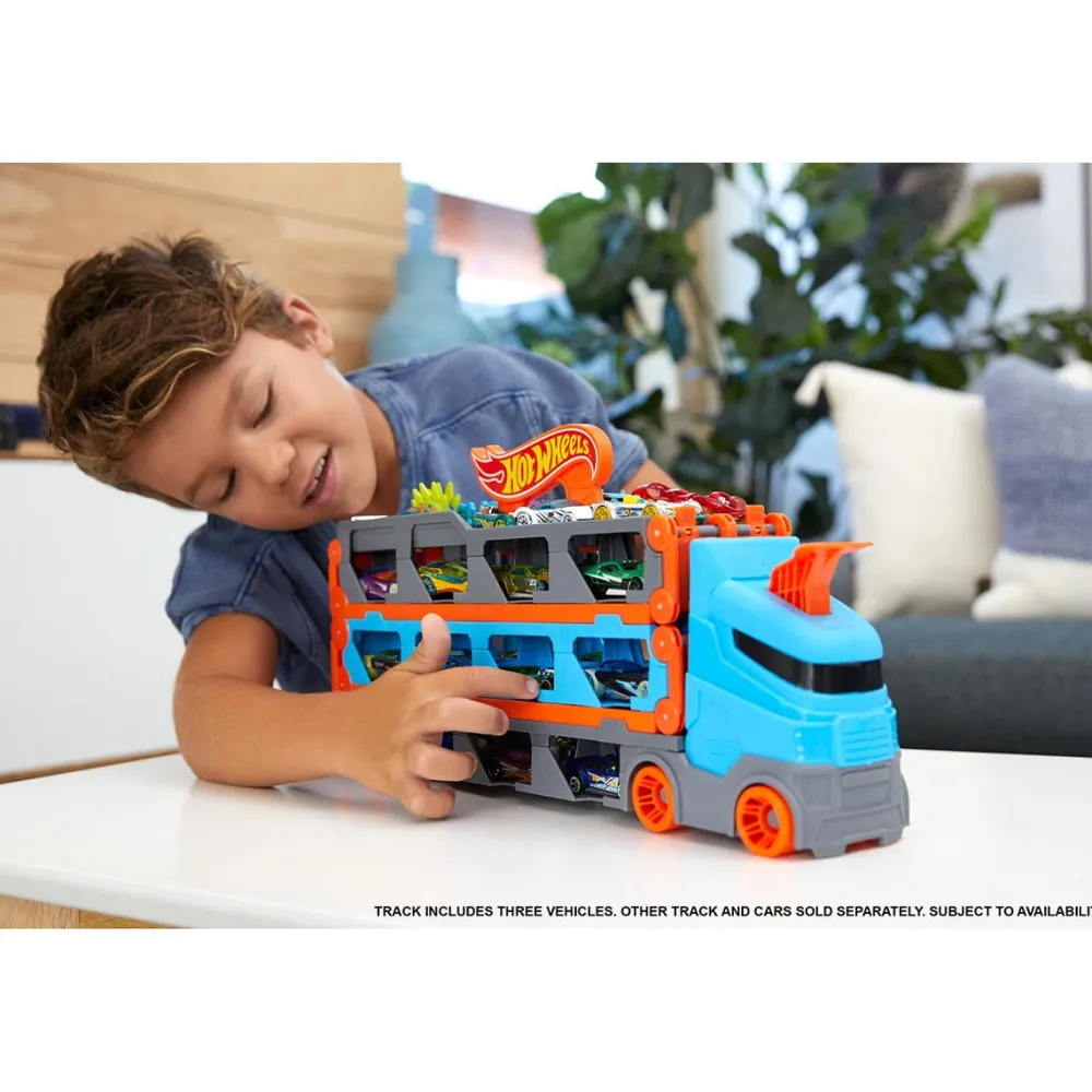Mattel Hot Wheels - Super transporteur extensible^ Camions Et Bus