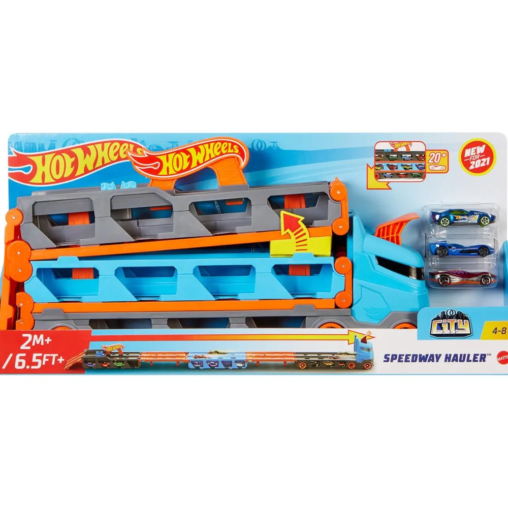 Mattel Hot Wheels - Super transporteur extensible^ Camions Et Bus
