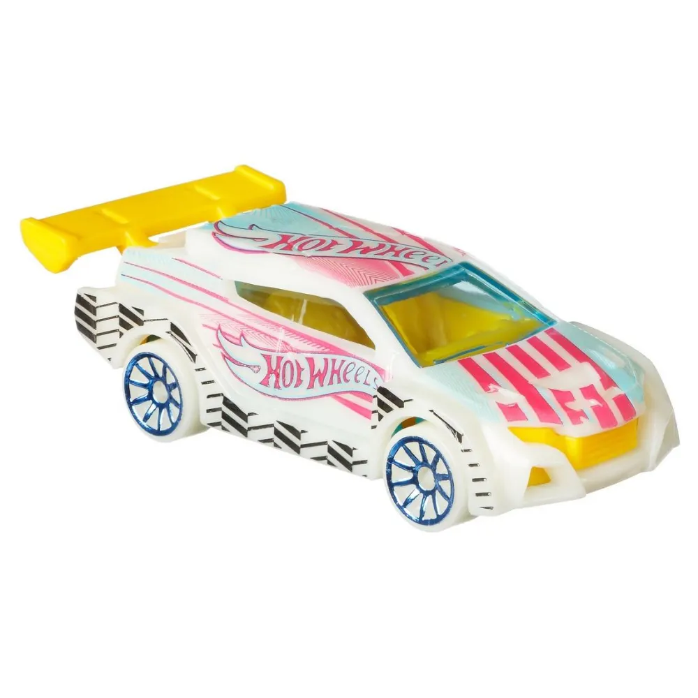 Mattel Hot Wheels Monster Trucks - Coffret 10 Véhicules Phosphorescents^ Petites Voitures