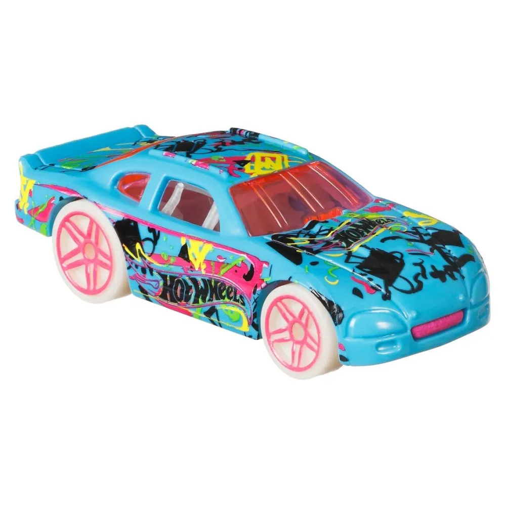 Mattel Hot Wheels Monster Trucks - Coffret 10 Véhicules Phosphorescents^ Petites Voitures