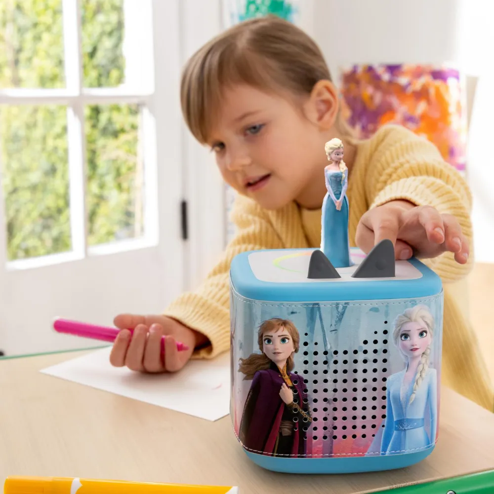 tonies Housse pour Toniebox 2 - La Reine des Neiges^ Ordinateurs Et Tablettes Éducatives