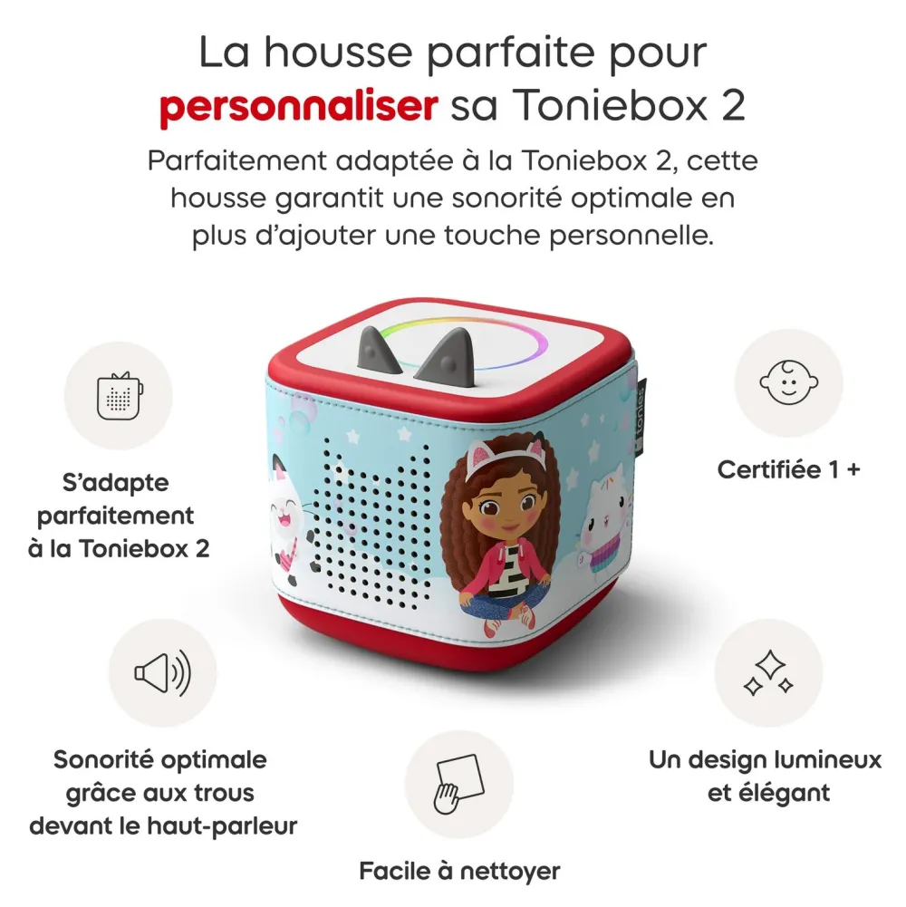 tonies Housse pour Toniebox 2 - La maison de Gabby^ Ordinateurs Et Tablettes Éducatives