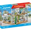 Playmobil Hôpital aménagé avec toit végétal Action Heroes 71615^ La Ville, La Police Et Les Secours