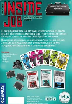 Iello - Jeu De Cartes Inside Job^ Jeux De Stratégie Et De Réflexion