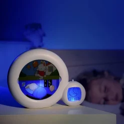 Pabobo Indicateur De Réveil Kid'sleep Moon Blanc - Aide^ Réveils