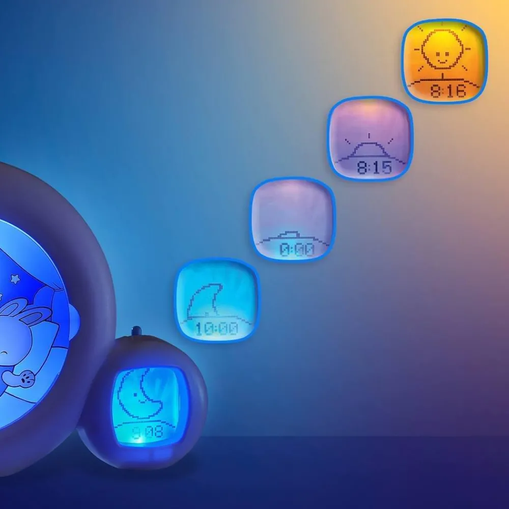 Pabobo Indicateur De Réveil Kid'sleep Moon Blanc - Aide^ Réveils
