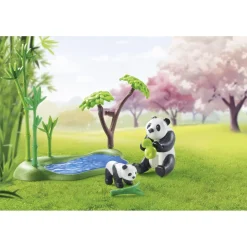 Playmobil Jardin asiatique avec famille de pandas MY LIFE 71762^ Le Sport, Les Loisirs Et Les Vacances