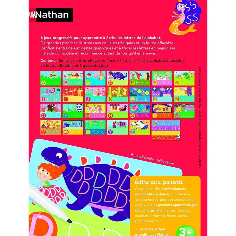 J'écris les lettres^ Apprentissage Des Lettres Et Écritures