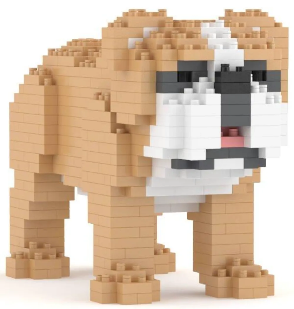 Jekca Jecka - Blocs De Construction Mini Bulldog^ Ferme, Univers Agricoles Et Animaux