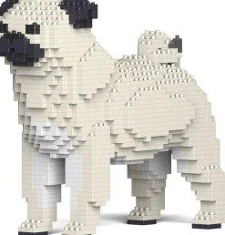 Jekca Jecka Blocs De Construction - Chien Carlin Creme^ Ferme, Univers Agricoles Et Animaux