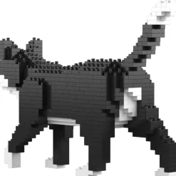 Jekca Jecka blocs de construction Mini chat Tuxedo^ Ferme, Univers Agricoles Et Animaux