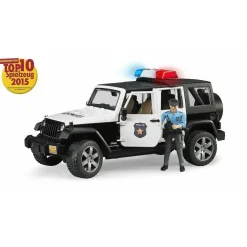 Bruder Jeep wrangler unlimited rubicon police^ Petites Voitures