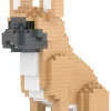 Jekca blocs de construction Mini Bouledogue Francais^ Ferme, Univers Agricoles Et Animaux