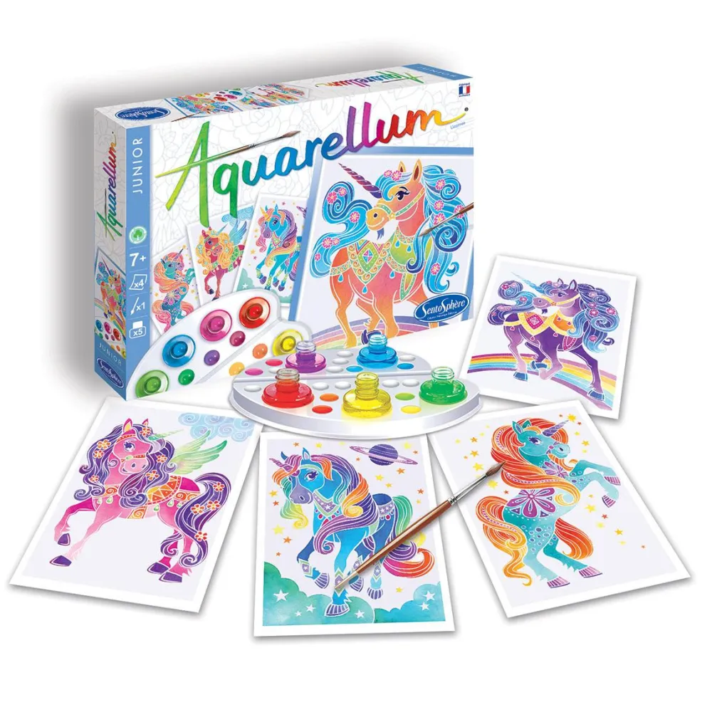 Sentosphu00e8re Jeu Aquarellum Junior Licornes^ Peinture