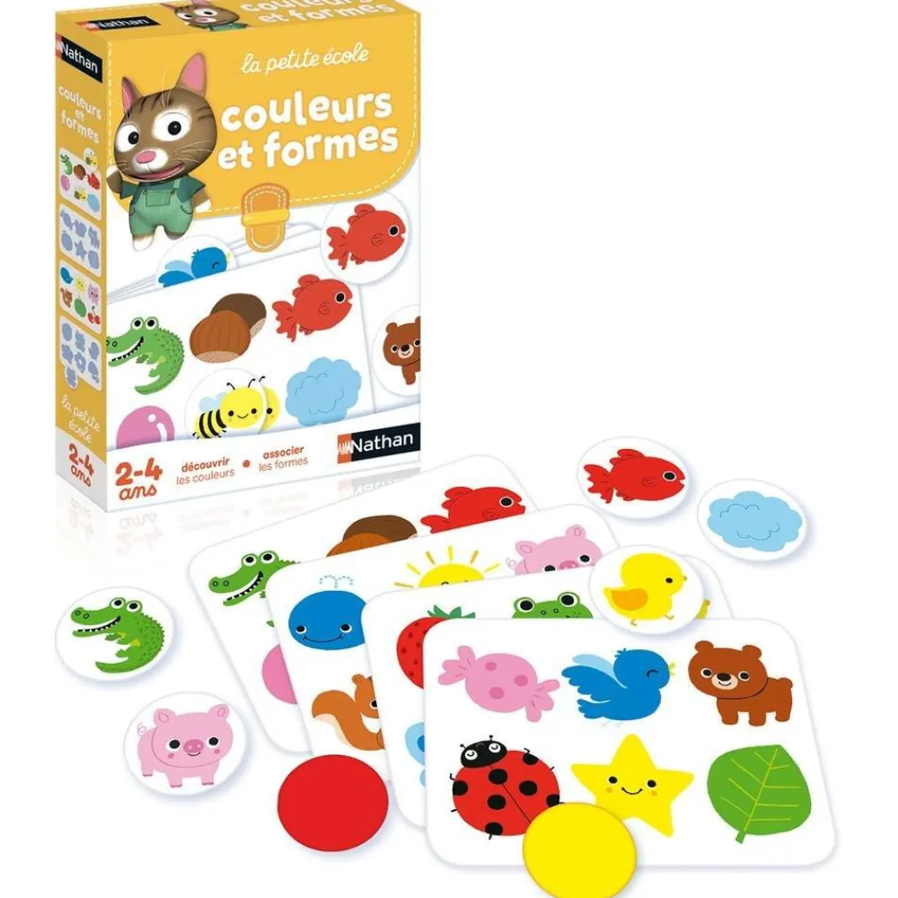 Nathan Jeu d'association Couleurs et formes^Enfant Puzzles Bébés Et Enfants