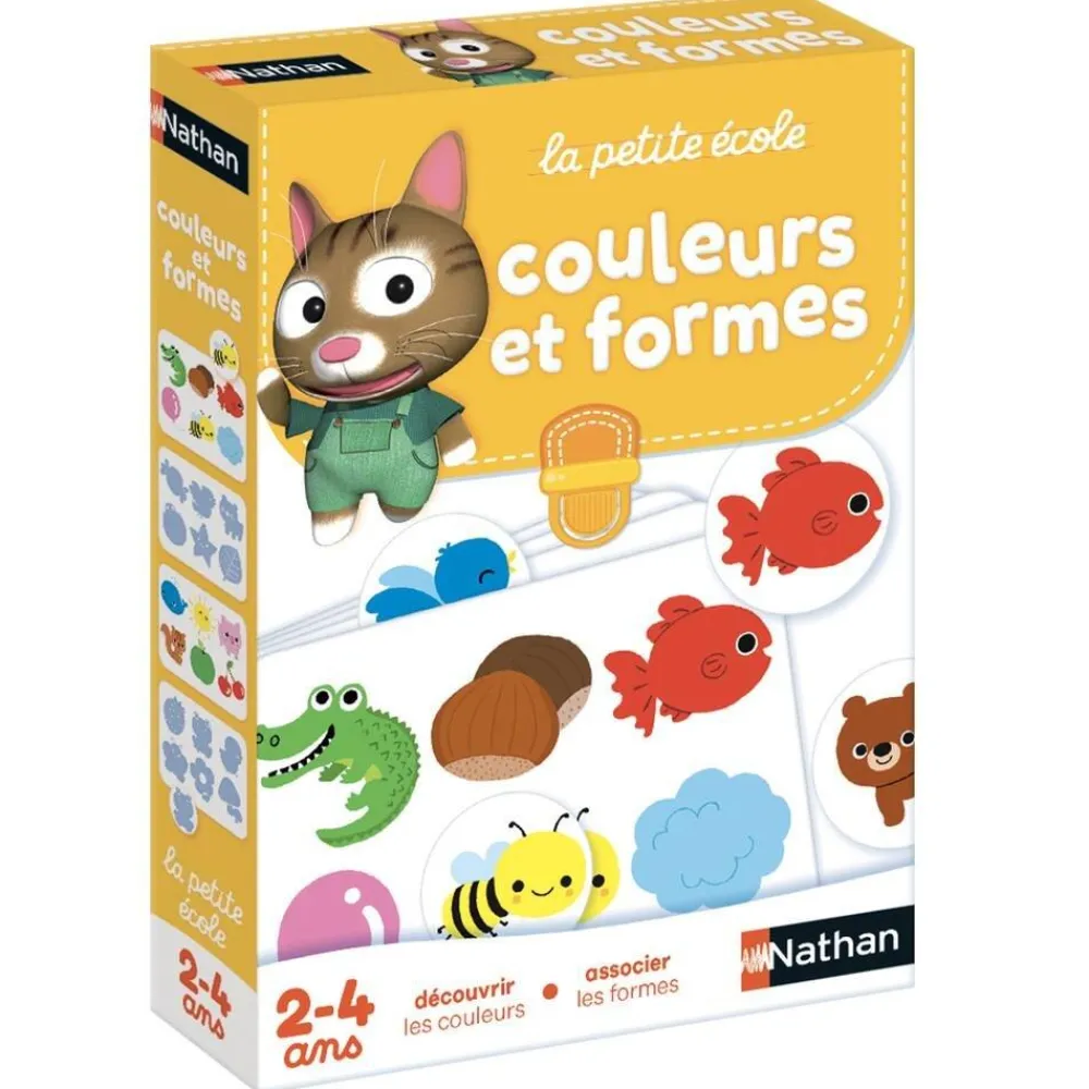 Nathan Jeu d'association Couleurs et formes^Enfant Puzzles Bébés Et Enfants