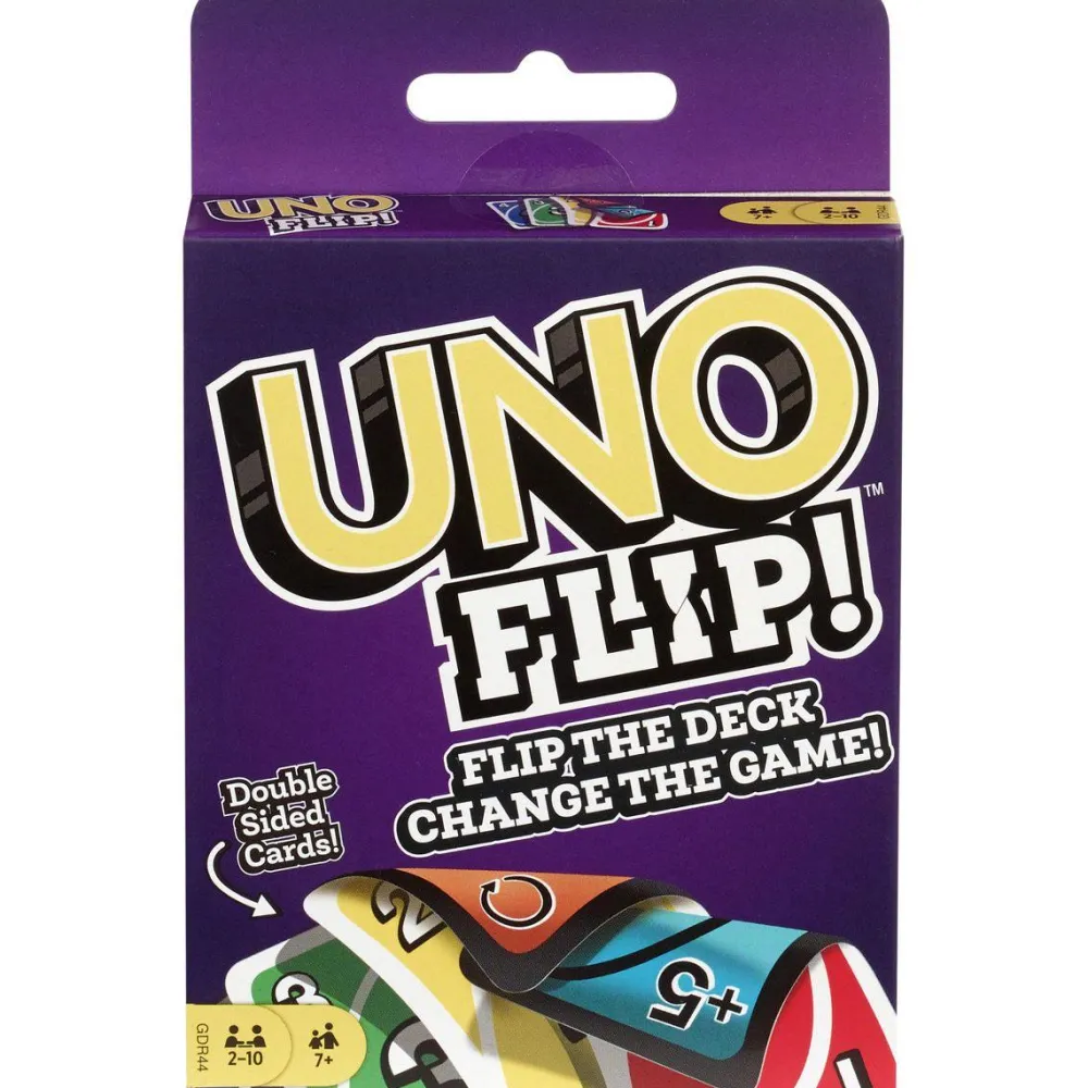 Mattel Games Jeu de cartes Uno flip^ Jeux D'Ambiance|Jeux De Voyage