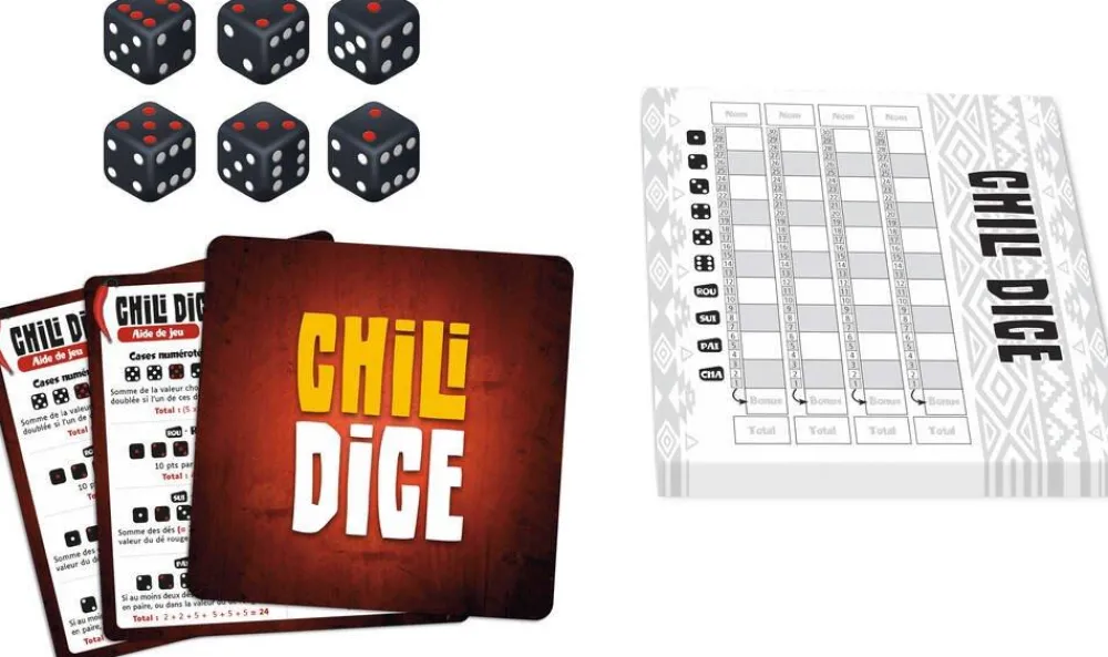 Gigamic Jeu De Dés Chili Dice^ Jeux D'Ambiance
