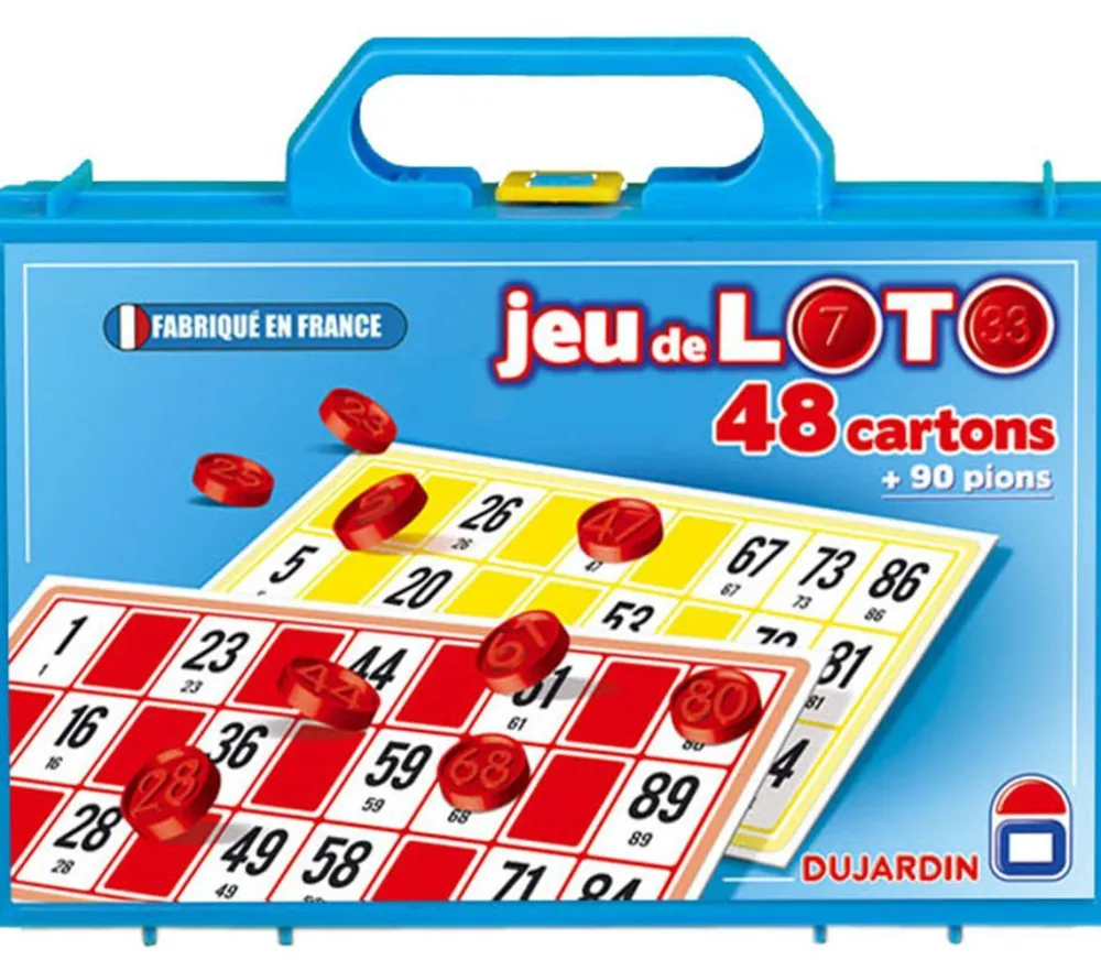 Dujardin Jeu de loto 48 cartons^ Jeux Traditionnels Et Poker