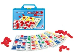 Dujardin Jeu de loto 48 cartons^ Jeux Traditionnels Et Poker