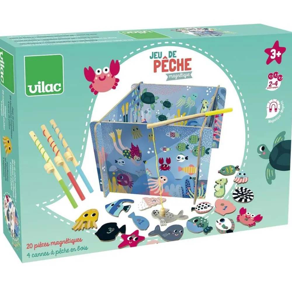 Vilac Jeu De Pêche à La Ligne Michelle Carlslund De^ Jeux D'Apprentissage