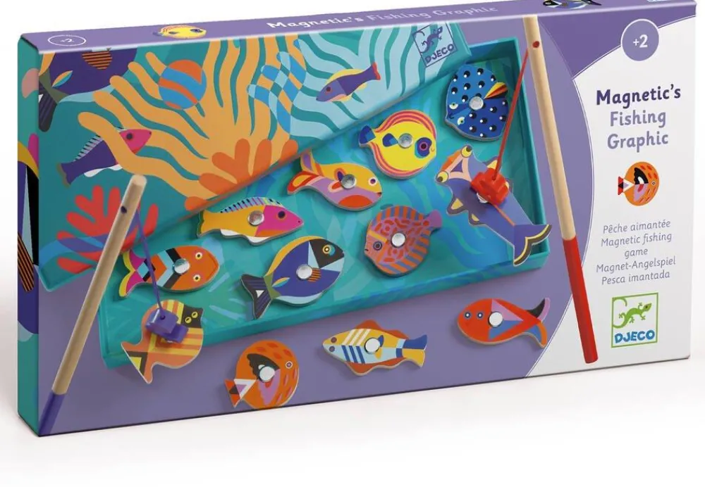 Djeco Jeu De Pêche Graphique^ Jeux D'Apprentissage