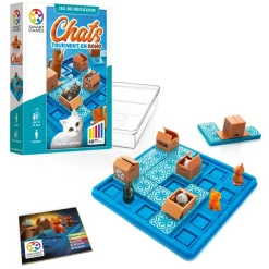 Smart Games Jeu de reflexion - Chats Tournent En Rond^ Jeux De Stratégie Et De Réflexion