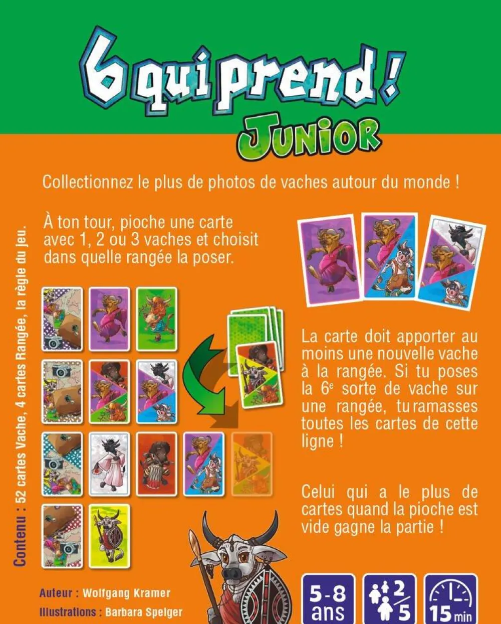 Gigamic Jeu De Société 6 Qui Prend Junior De^ Jeux D'Ambiance