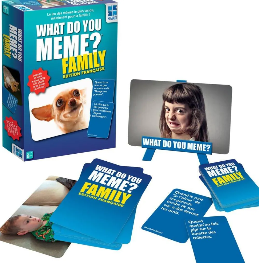 Megableu Jeu De Société Familial - What Do You Meme -^ Jeux D'Ambiance