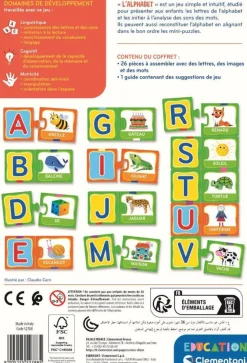Clementoni Jeu De Société Lalphabet^ Apprentissage Des Lettres Et Écritures