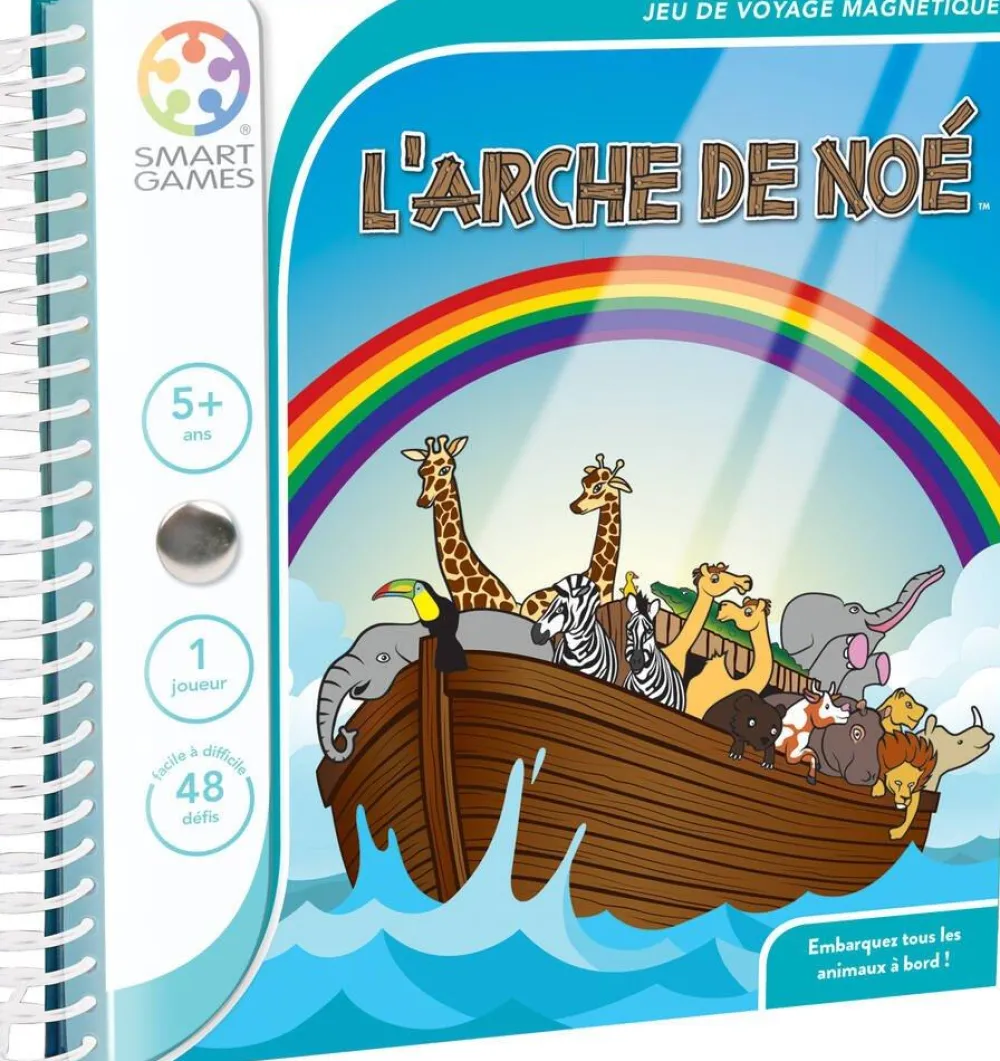Smart Games Jeu de voyage magnétique SmartGames Voyage : L'arche de Noé^ Jeux De Voyage
