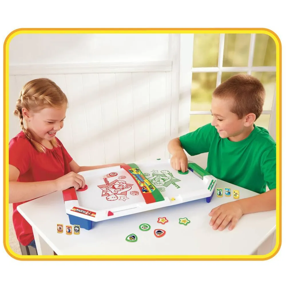 Epoch Games Jeu Super Mario Air Hockey^ Jeux D'Action Et D'Adresse