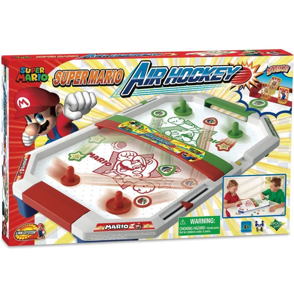 Epoch Games Jeu Super Mario Air Hockey^ Jeux D'Action Et D'Adresse