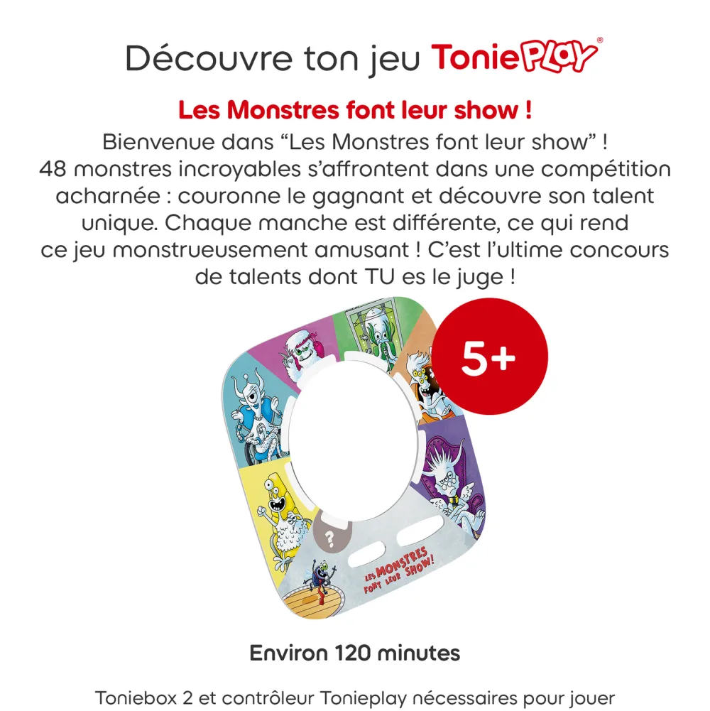 tonies Jeu Tonieplay - Les monstres font leur show^ Ordinateurs Et Tablettes Éducatives