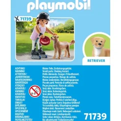 Playmobil Jeune fille rolleuse avec Retriever MY LIFE 71739^ Le Sport, Les Loisirs Et Les Vacances