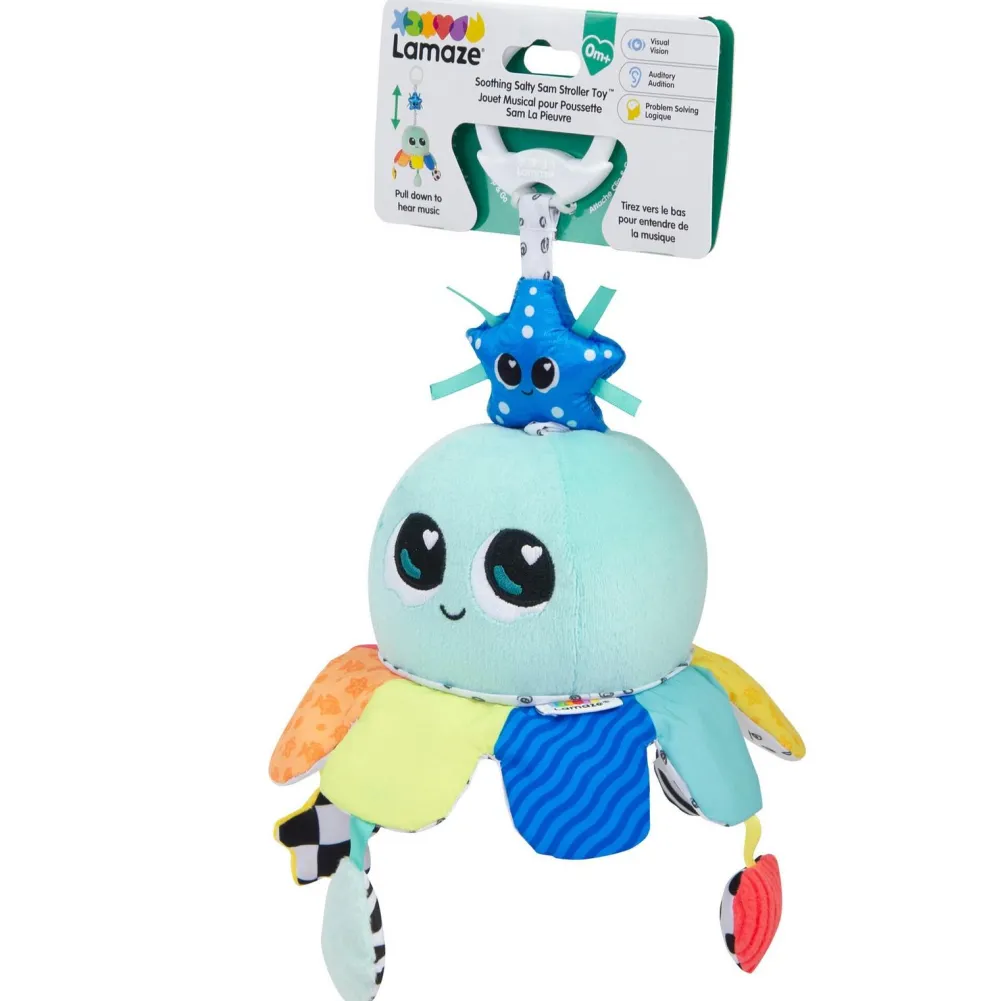 Lamaze Jouet musical poussette Sam la Pieuvre^ Hochets Et Jouets D'Activités