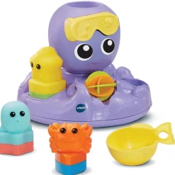 VTech Julie ma pieuvre toupie de bain^ Jouets De Bain