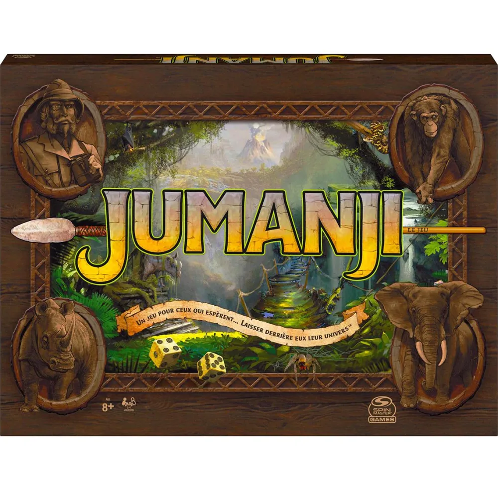 Spin Master Jumanji Rétro - Nouvelle édition^ Jeux D'Ambiance