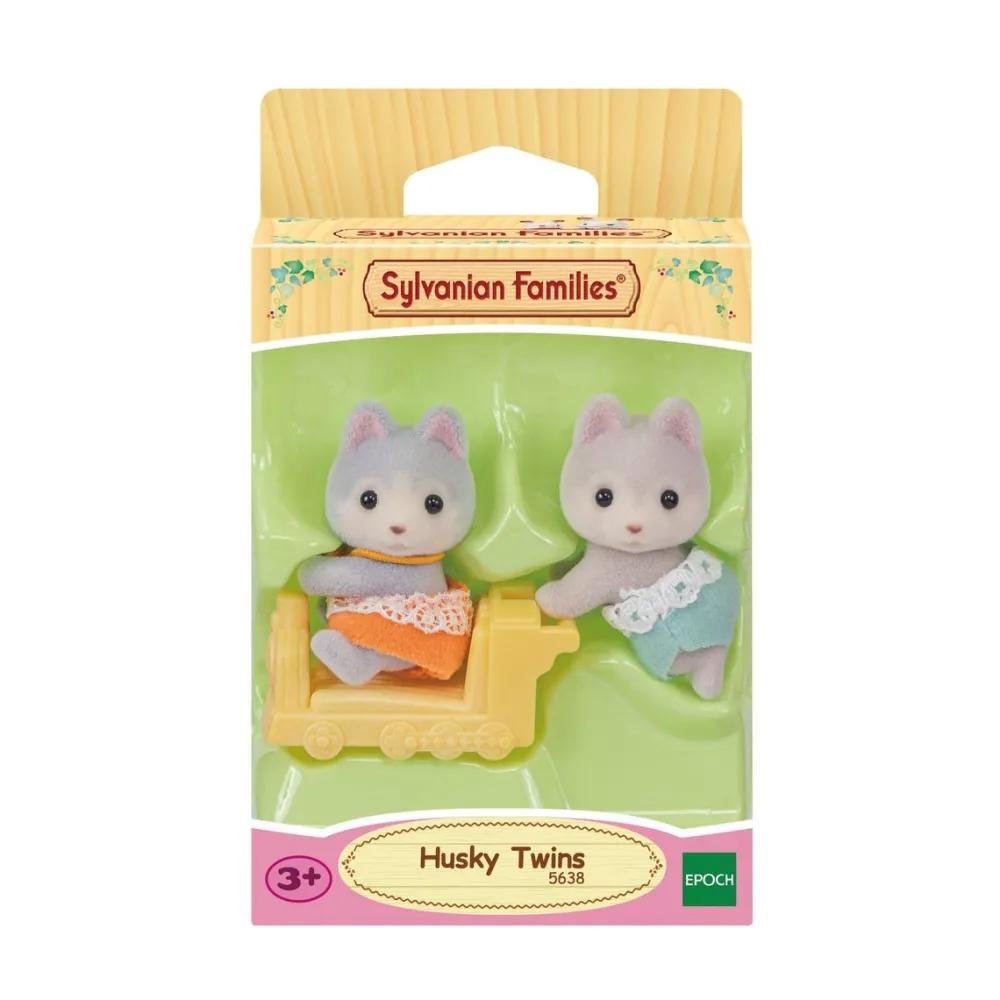 Sylvanian Families Jumeaux Husky - 5638^ Mini-Univers