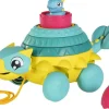 Tomy Jurassic World - Ankylosaure Empile / Tire Avec Maman Dino Et Bébé Dino^ Jouets À Encastrer Et À Empiler