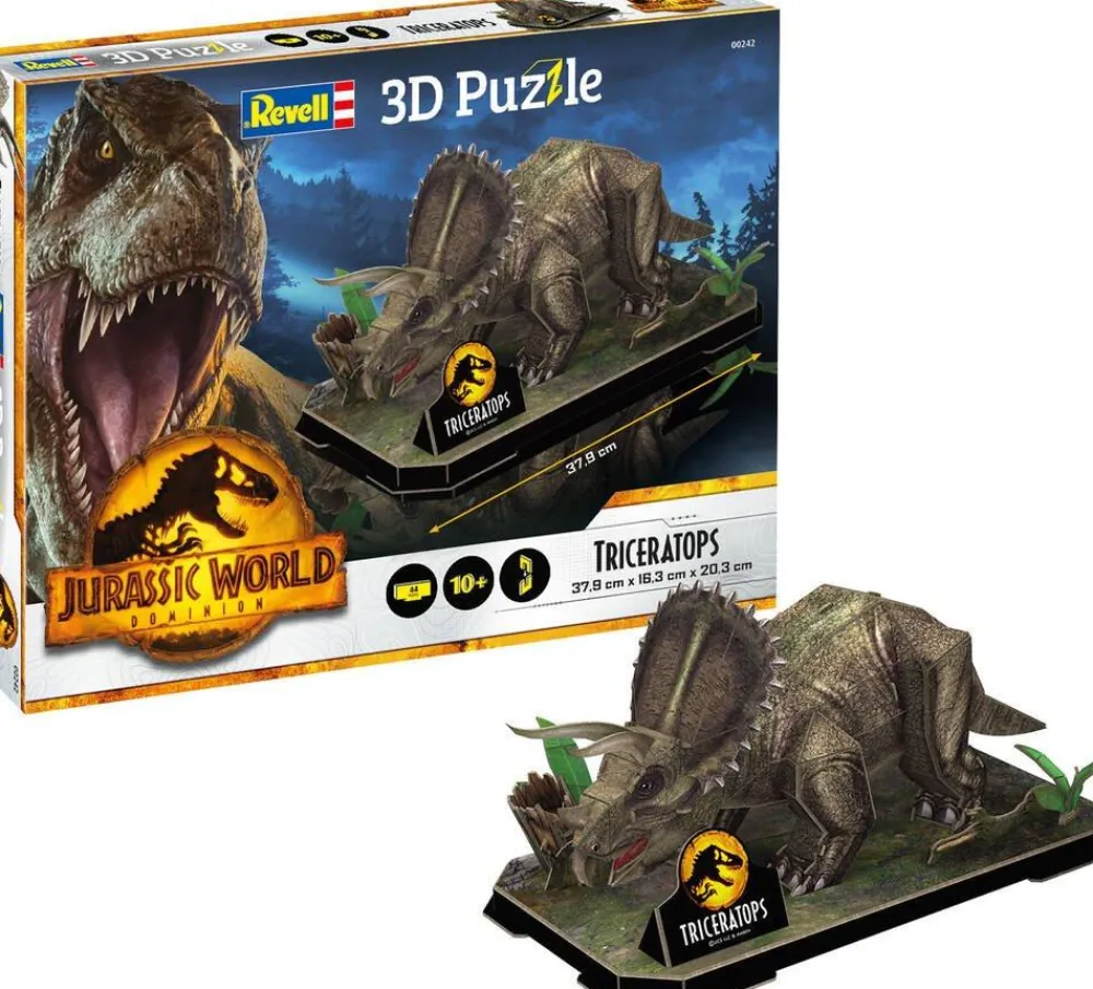Revell Jurassic World - Triceratops^ Puzzles 3D