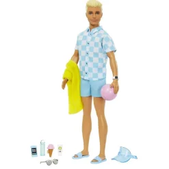 Mattel Ken plage^ Poupées Mannequins